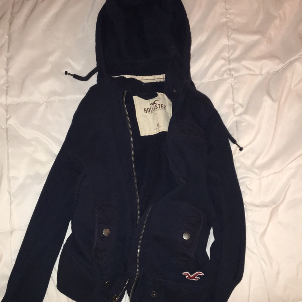 Navy blue Hollister jacket